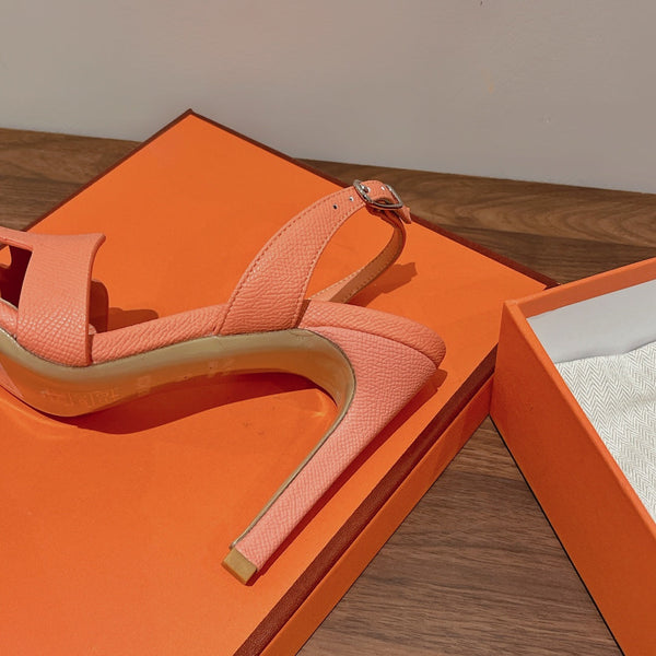 SANDALO SLINGBACK ETERNITE 105 CANTALUPO IN PELLE DI AGNELLO