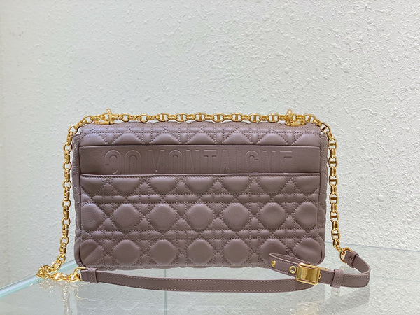 LARGE CARO BAG 28 WARM TAUPE CALFSKIN