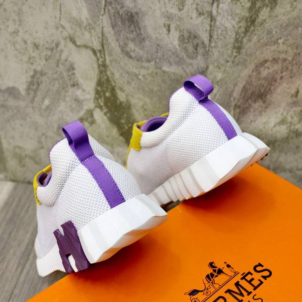 HM BOUNCING SNEAKER CLOUD AND YELLOW BREATHABLE FABRIC