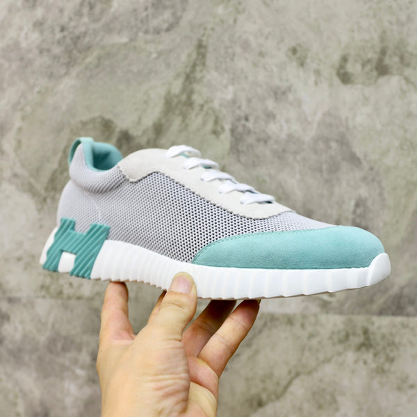 HM BOUNCING SNEAKER SKY AND GRAY BREATHABLE FABRIC