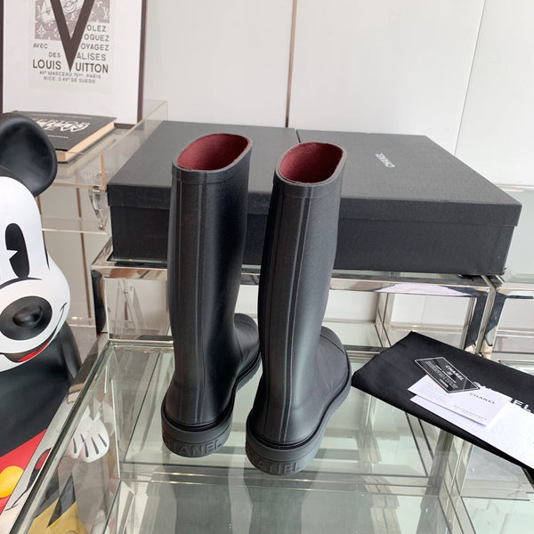 Stivali da pioggia CC in gomma nera 204185