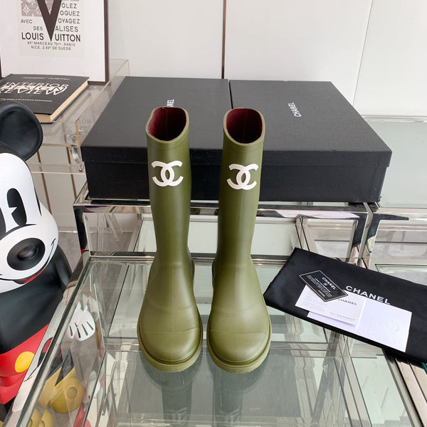 CC Rainboots Dark Green Rubber 204191