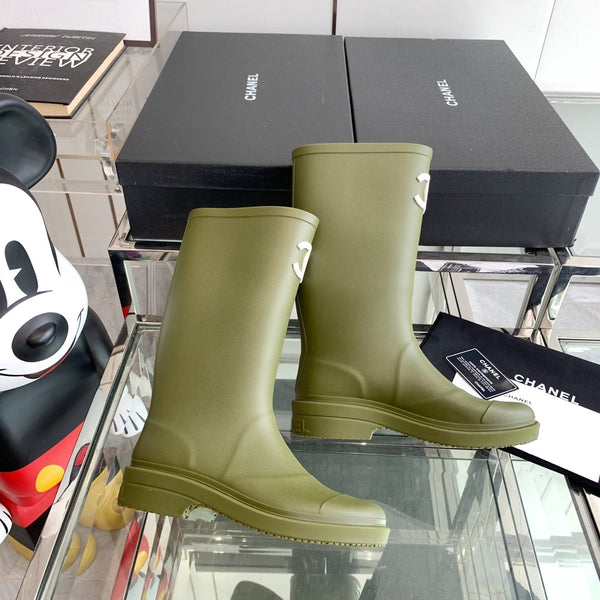 CC Rainboots Dark Green Rubber 204191