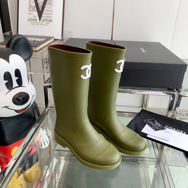 CC Rainboots Dark Green Rubber 204191
