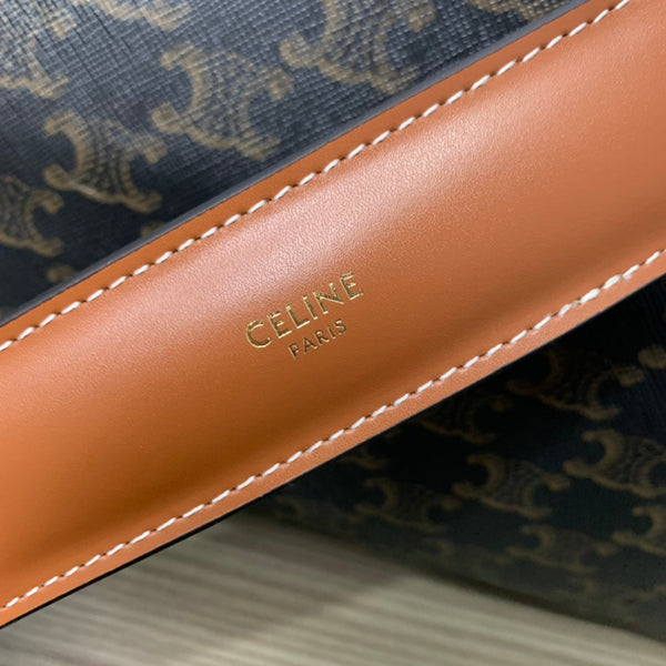 TRAVEL BAG 50 IN BLACK TRIOMPHE CANVAS WITH CELINE PRINT