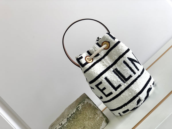 TRIPHOME 19 TESSUTO RICAMATO NERO BIANCO