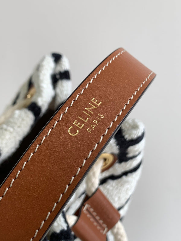 TRIPHOME 19 TESSUTO RICAMATO NERO BIANCO