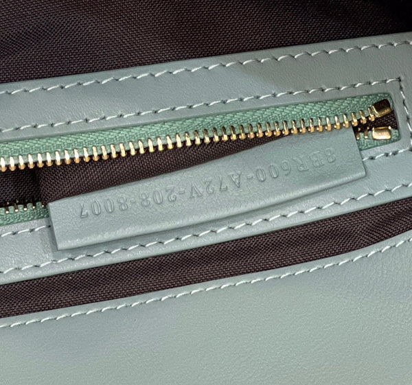 Baguette 27cm Powder Blue Lambskin Gold Hardware
