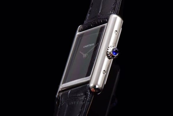 TANK MUST NO NUMERALS STEEL CASE BLACK DIAL