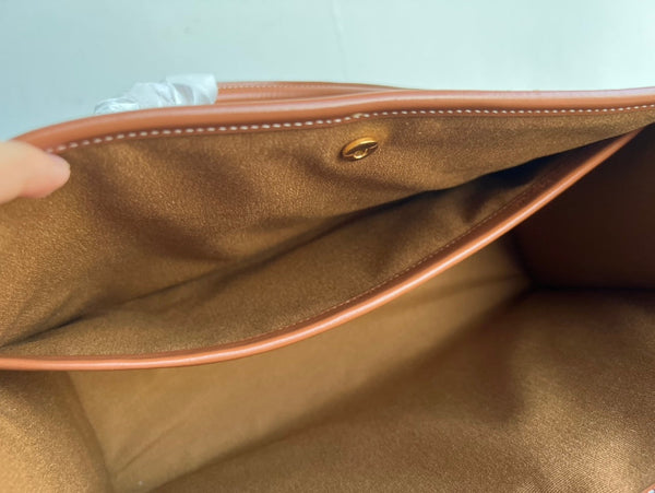 TRIPHOME CABAS 35 BLACK CALFSKIN TOTE