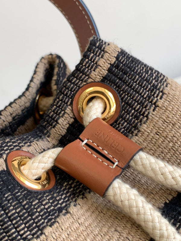 TRIPHOME 19 TESSUTO RICAMATO NERO BEIGE