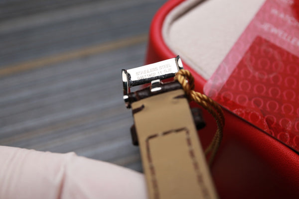 Omega De Ville 27.4mm Blue Dial Leather