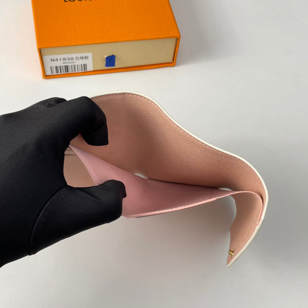 Portafoglio Victorine in cartone LV M41938, tela monogramma bianca 221678