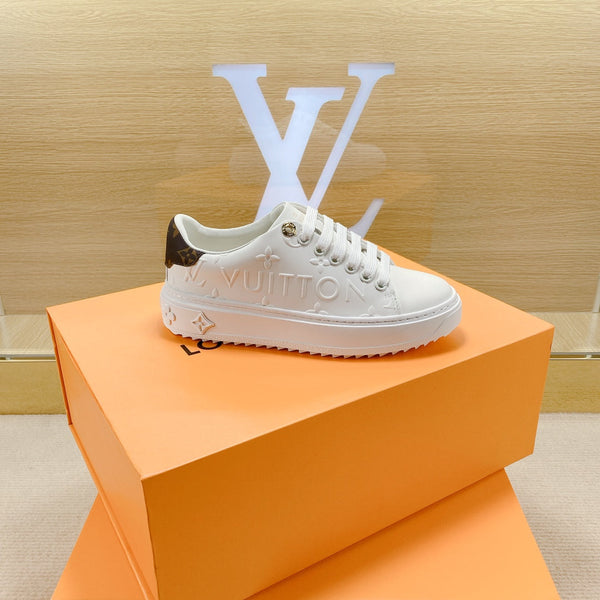 LV Time Out Trainers White Leather 861000