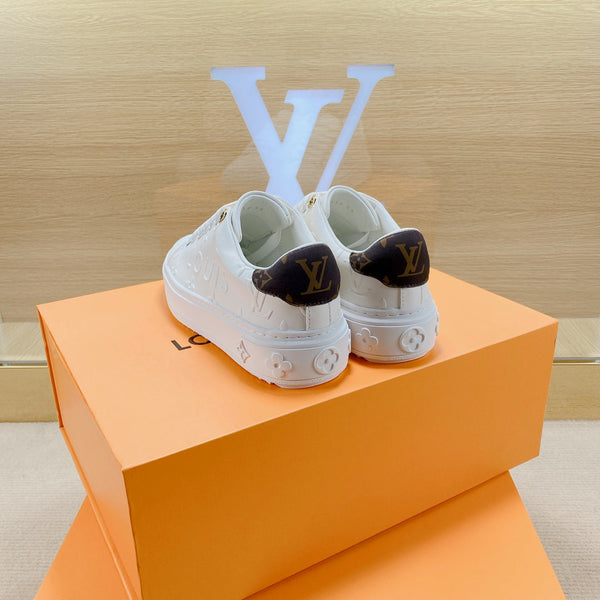 LV Time Out Trainers White Leather 861000