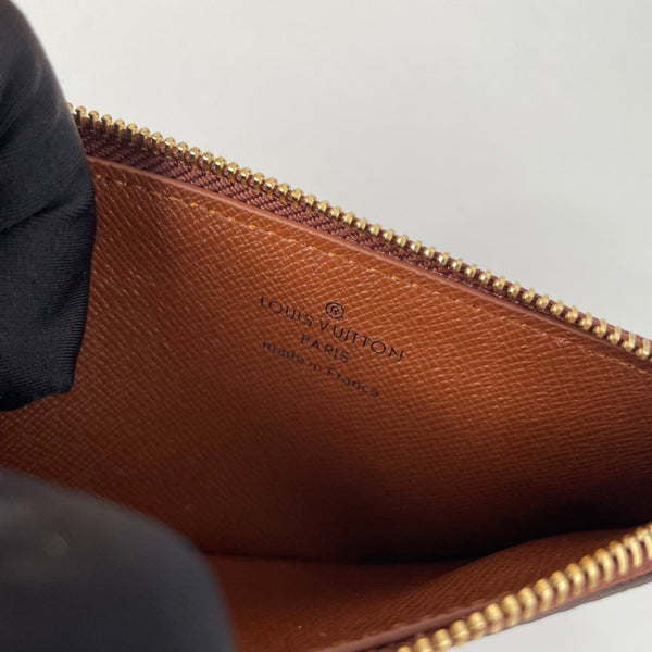 LV M64038 Porta carte e monete in tela monogramma marrone 221506