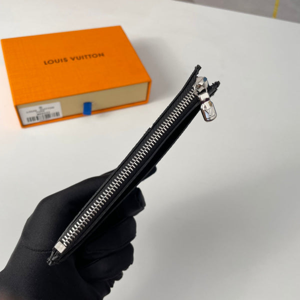 LV M69533 Porta carte e monete in tela monogramma grigia e nera 221510