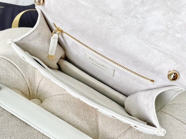 LIMITED BAG 21 IN WHITE LAMBSKIN