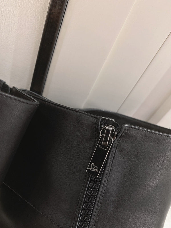 CL Lock Kate High Boots 100mm Calfskin Black