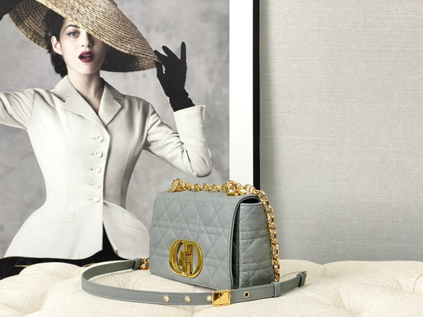 BORSA PICCOLA CARO 20 PELLE DI VITELLO GRIGIO PIETRA