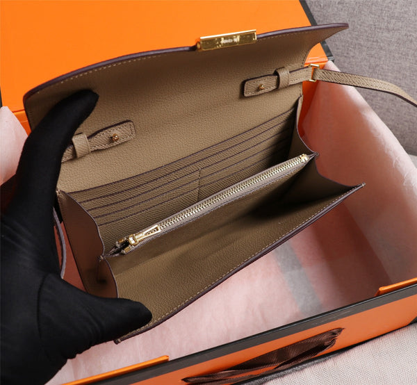 HM CONSTANCE BAGS DAKANG 20.5 BEIGE EPSOM