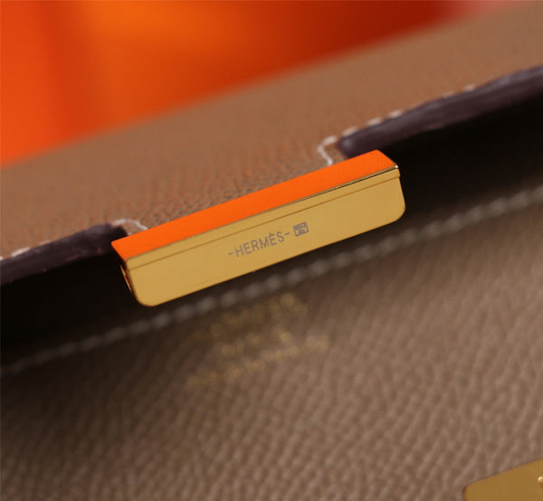 BORSE HM CONSTANCE DAKANG 20.5 CARAMELLO EPSOM