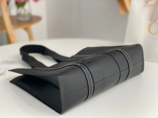 Chloé Woody tote bag black 45cm calfskin 531229