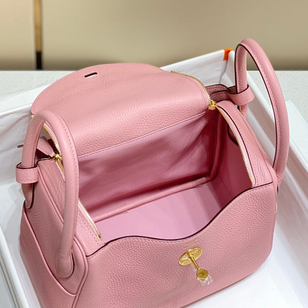 HM LINDY 26 BAG IN BABY PINK TOGO LEATHER GOLD HARDWARE
