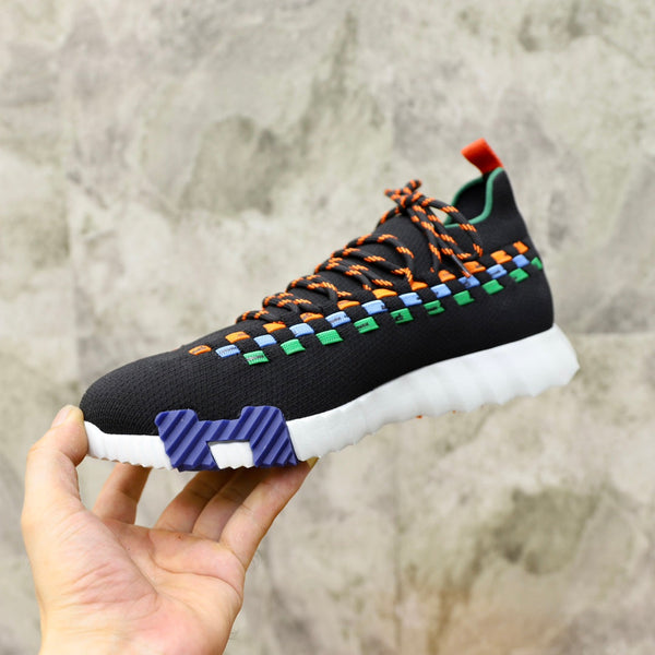 HM FLEX SLIP-ON SNEAKER BLACK WOVEN FABRIC