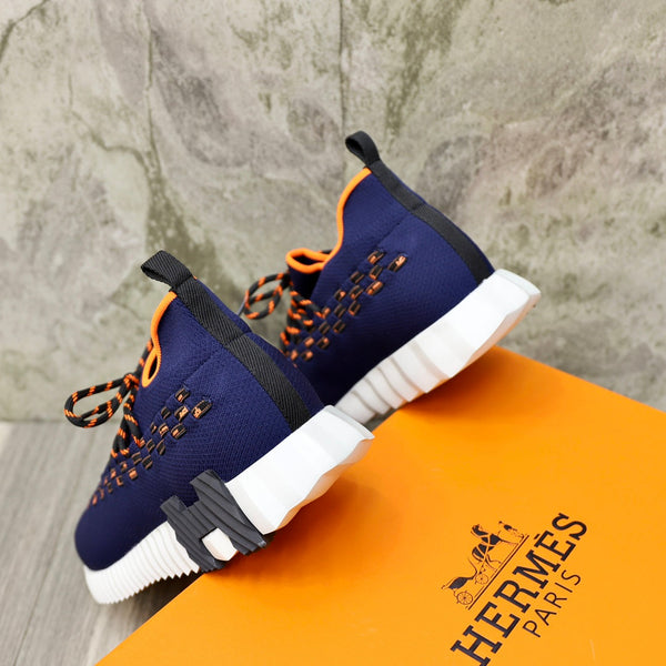 SNEAKER SLIP-ON HM FLEX IN TESSUTO BLU MARINO