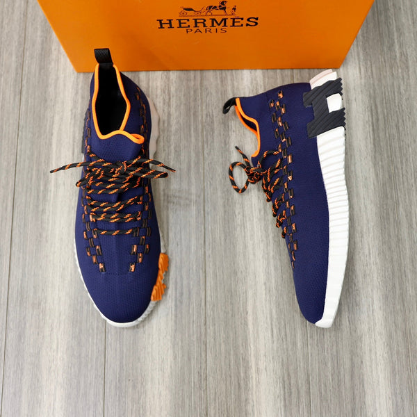 SNEAKER SLIP-ON HM FLEX IN TESSUTO BLU MARINO