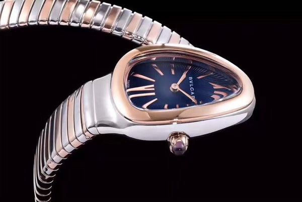 serpenti tubogas 35mm pink gold steel