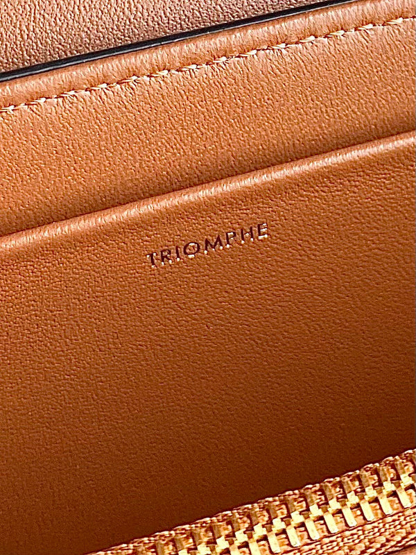 TRAPEZOID UNDERARM TRIPHOME 26 BLACK PATTERN CALFSKIN