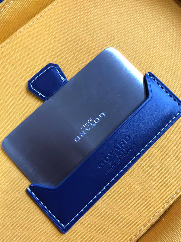 BORSA DA BAGNO MUSE 20 IN TELA GOYARDINE BLU NAVY