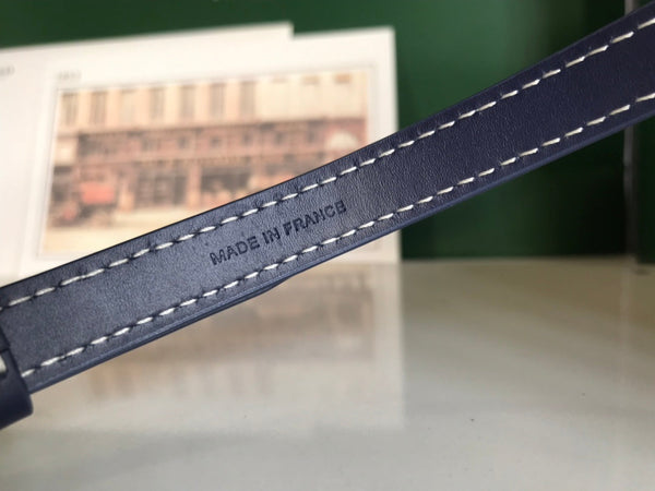 BORSA DA BAGNO MUSE 20 IN TELA GOYARDINE BLU NAVY