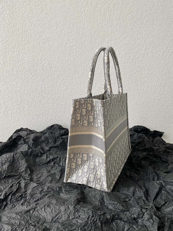 Medium CD Book Tote 36cm Grey