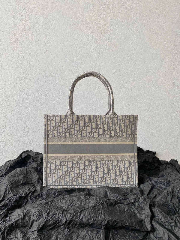 Medium CD Book Tote 36cm Grey