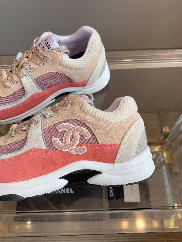 CC Sneaker In Multicolor Suede 145631