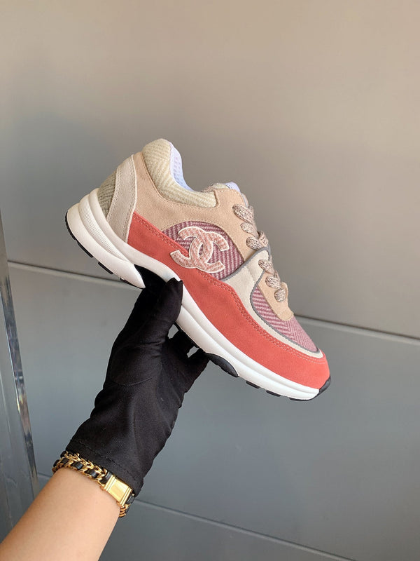 CC Sneaker In Multicolor Suede 145631