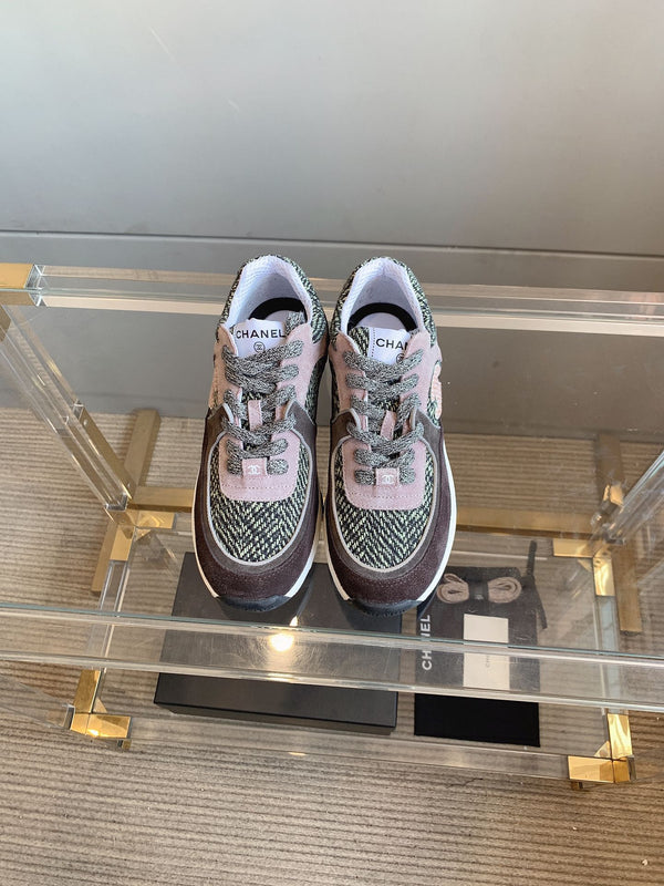 CC Sneaker In Multicolor Suede 145634