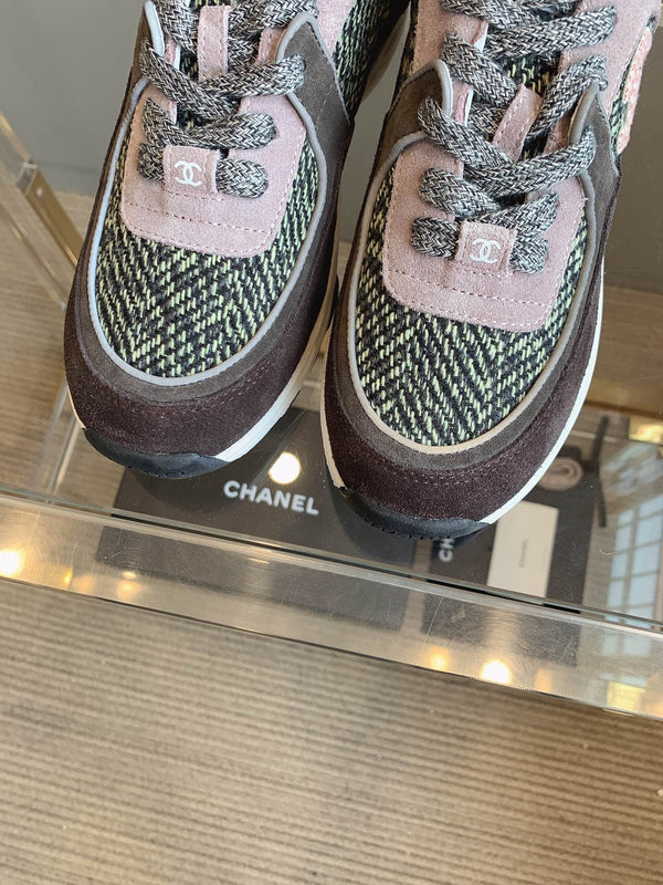 CC Sneaker In Multicolor Suede 145634