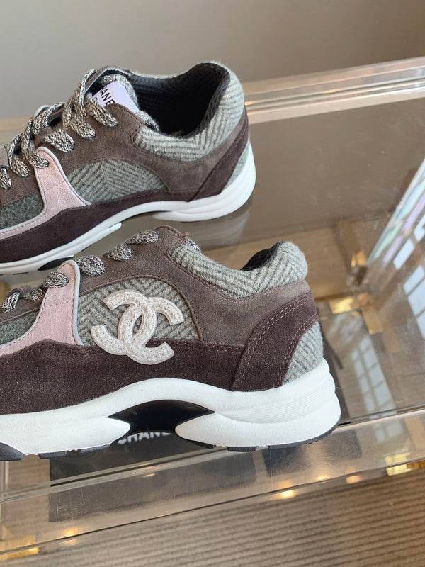 CC Sneaker In Multicolor Suede 145636