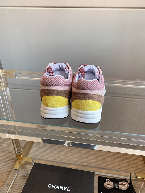 CC Sneaker In Multicolor Suede 145635