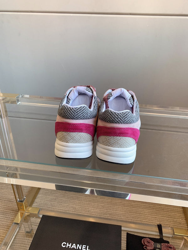 Sneaker CC in pelle scamosciata multicolore 145632