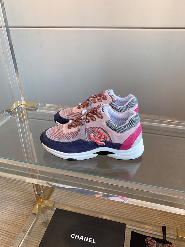 Sneaker CC in pelle scamosciata multicolore 145632