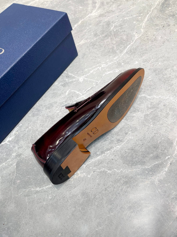 CD GRANVILLE LOAFER WINE CALFSKIN