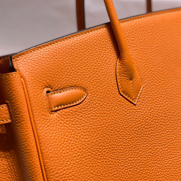 HM BIRKIN 35CM ORANGE TOGO LEATHER GOLD HARDWARE