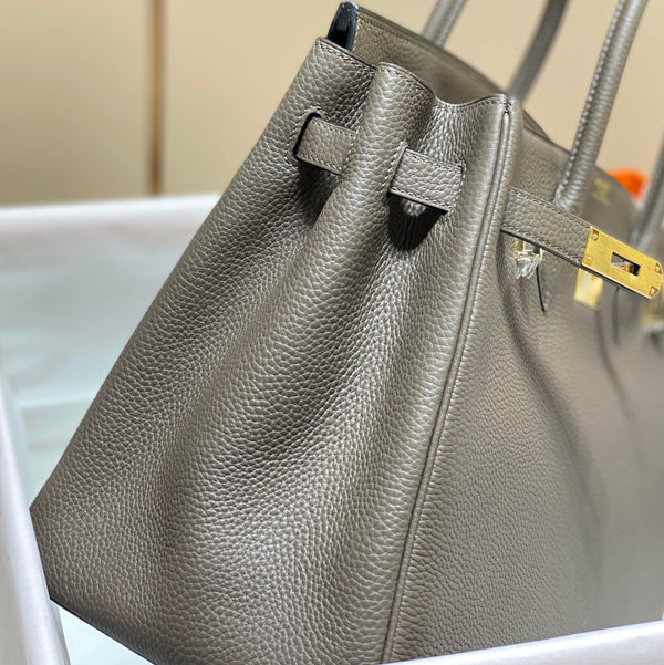 HM BIRKIN 35CM DARK GREY TOGO LEATHER GOLD HARDWARE