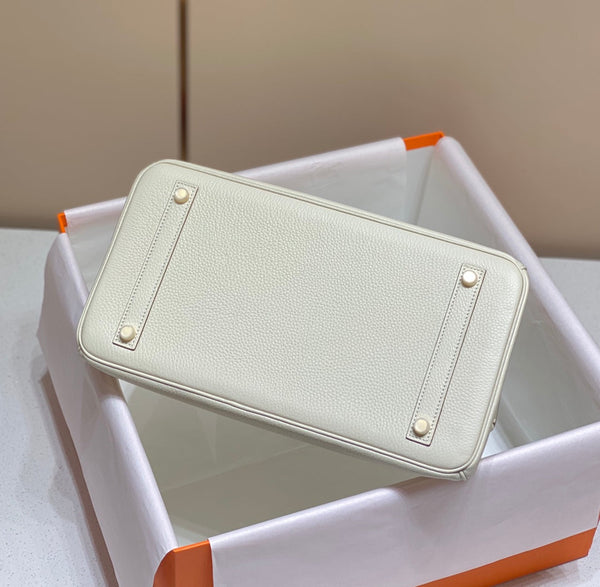 HM BIRKIN 35CM PELLE TOGO BIANCA FERRAMENTA ORO