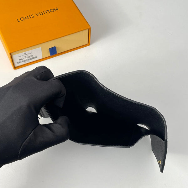 LV M64060 Victorine Wallet Black Monogram Empreinte Leather 221681